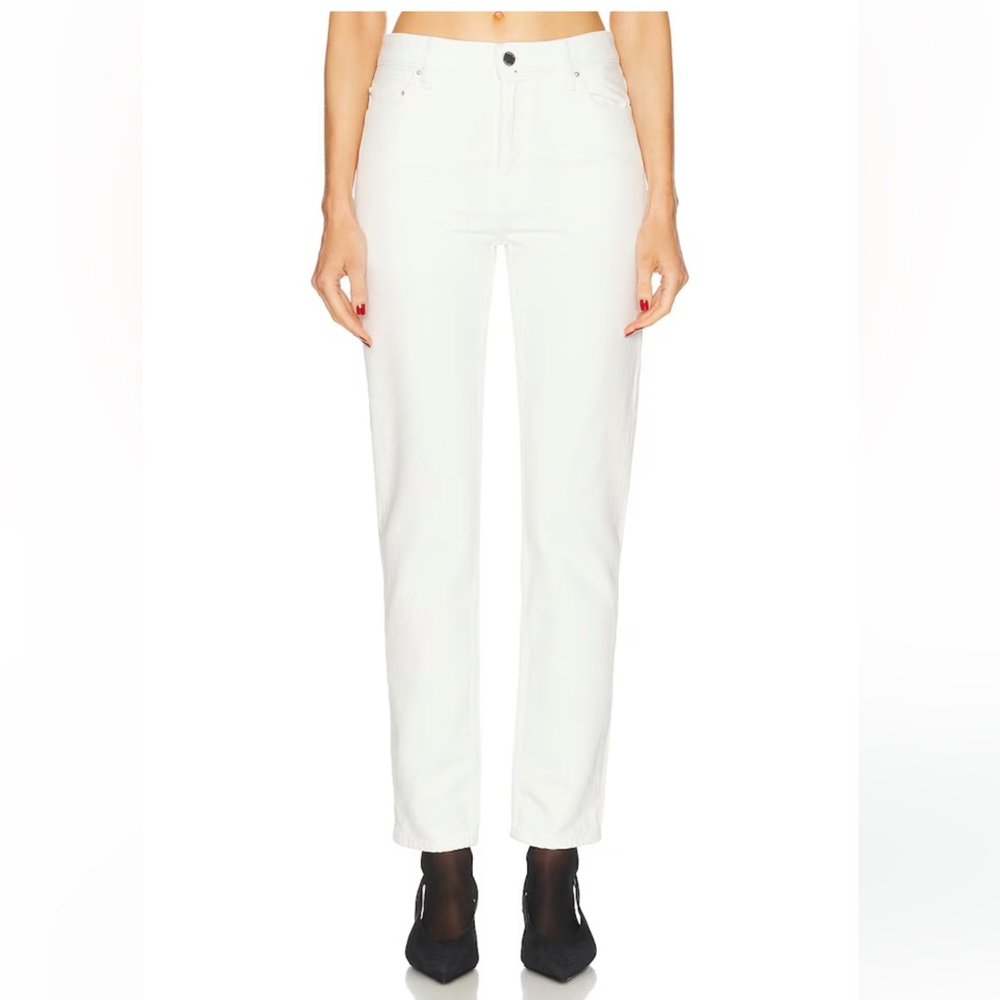 Toteme Bright White Low taper Jeans